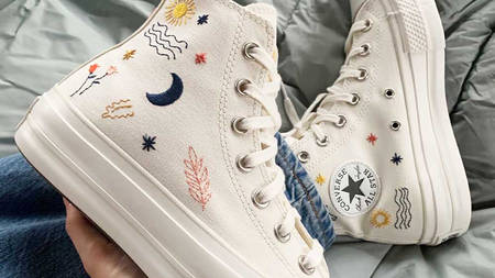 Pretty Embroidered Details Decorate These Cute Converse Chuck Taylors Pretty Embroidered Details Decorate These Cute Converse Chuck Taylors