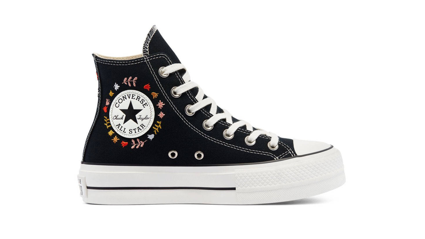 Converse It’s Okay To Wander Platform. Chuck Taylor Black