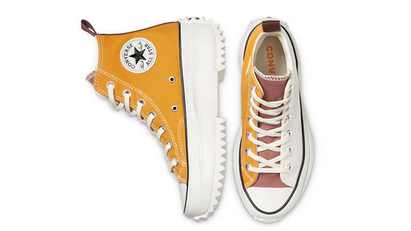 Converse Run Star Hike Tri-Panel Hi Sunflower Gold Parchment