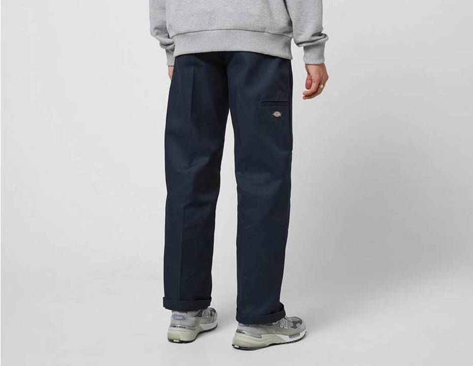 Dickies Double Knee Work Trousers Blue back