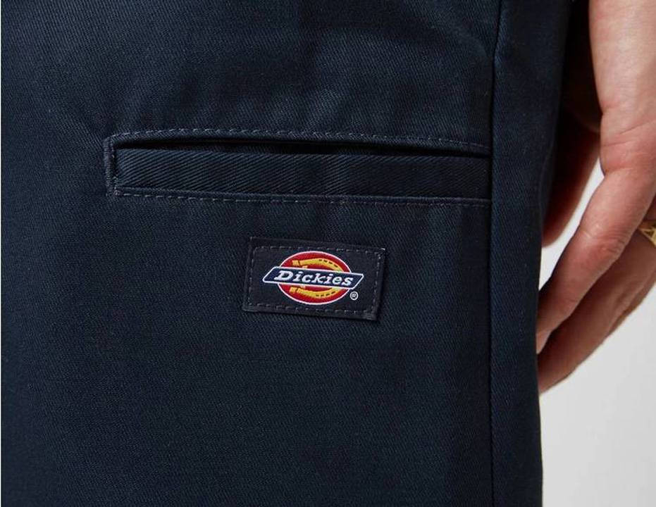 Dickies Double Knee Work Trousers Blue closeup