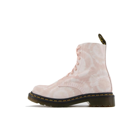 Dr Martens 1460 8 Eye Tie Dye Boots Shell Pink