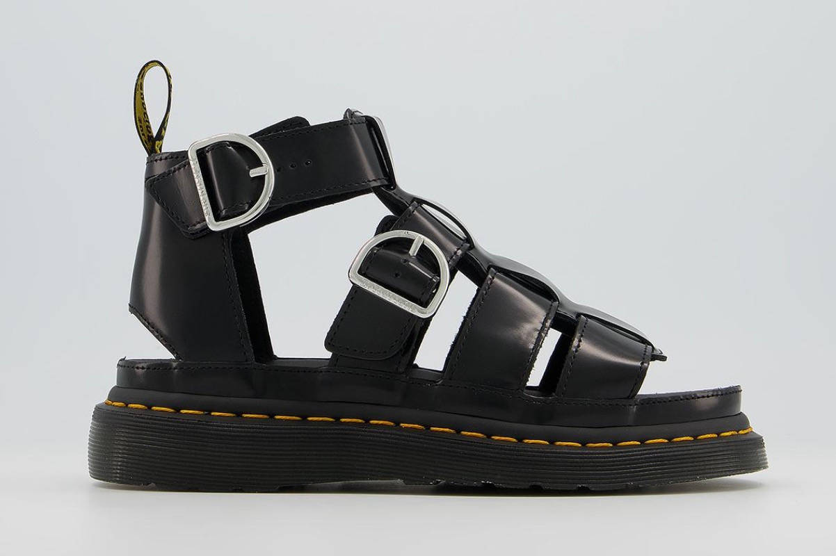 Dr MArtens Mackaye Sandal Black