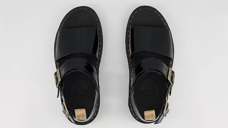 Voss Dottor Martens Vegan Martens Vegan Voss Sandals Black Women's