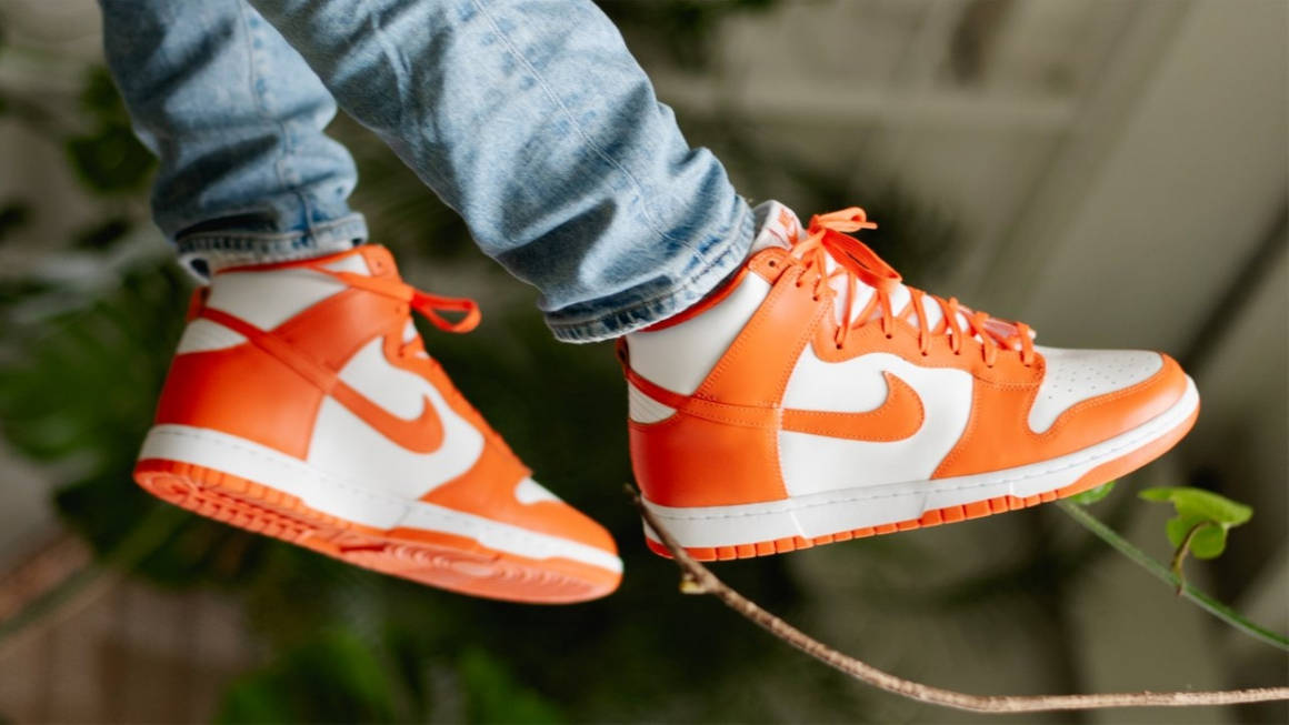 dunk high sp syracuse on feet