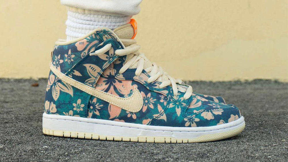 Image via yankeekicks Nike SB Dunk High "Hawaii"