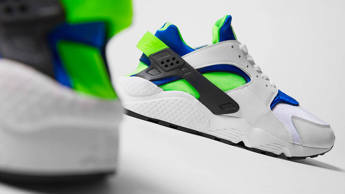 nike air huarache drift scream green