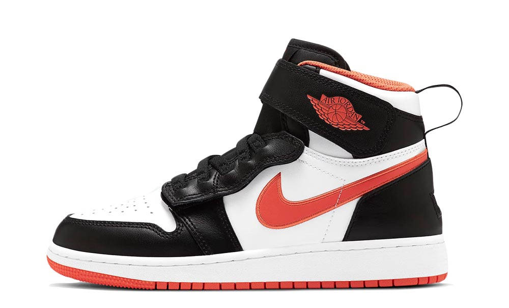 Jordan 1 Hi FlyEase GS Black Turf Orange