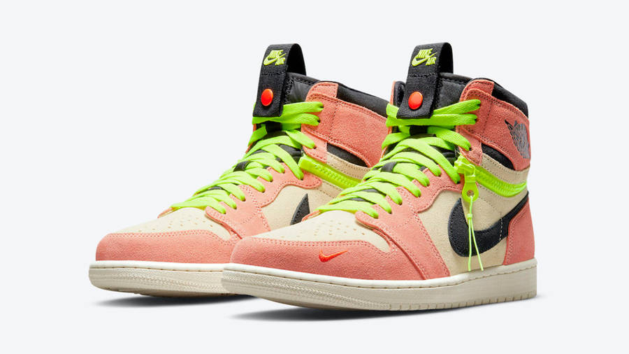 mens jordan 1 high switch peach