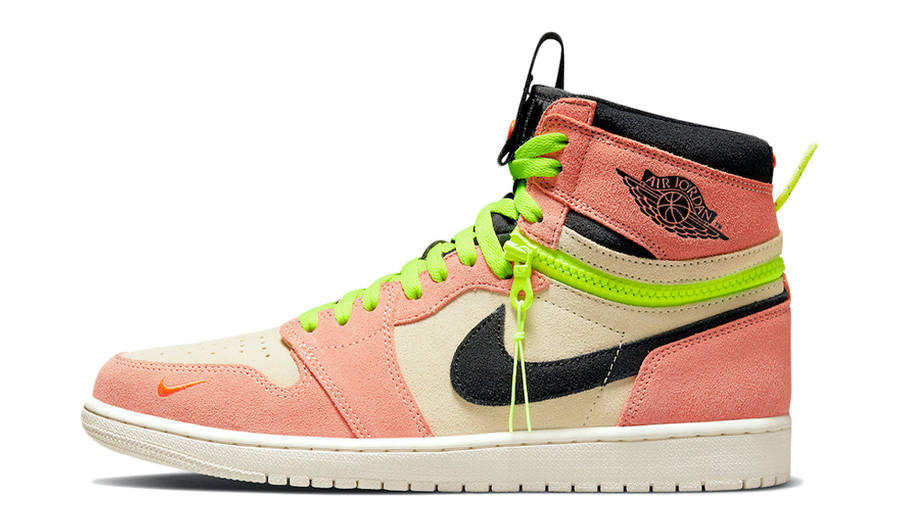 air jordan 1 high switch peach neon