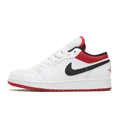 Jordan 1 Low GS White Gym Red | Where To Buy | 553560-118 | The Sole ...