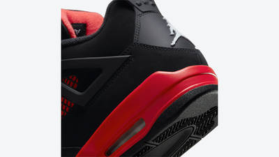 Jordan 4 Red Thunder Closeup