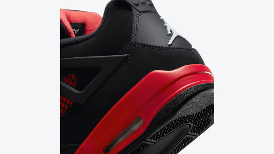 Jordan 4 Red Thunder Closeup