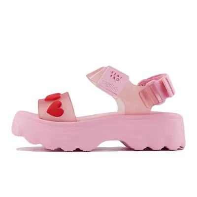 Lazy Oaf X Melissa Kick Off Heart Sandals Pink | Where To Buy | 33246 ...