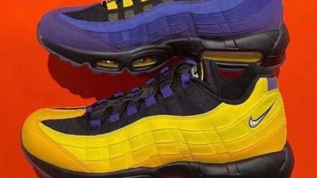 The LeBron x Nike Air Max 95 NRG Is Inspired by the Lakers The LeBron x Nike Air Max 95 NRG Is Inspired by the Lakers