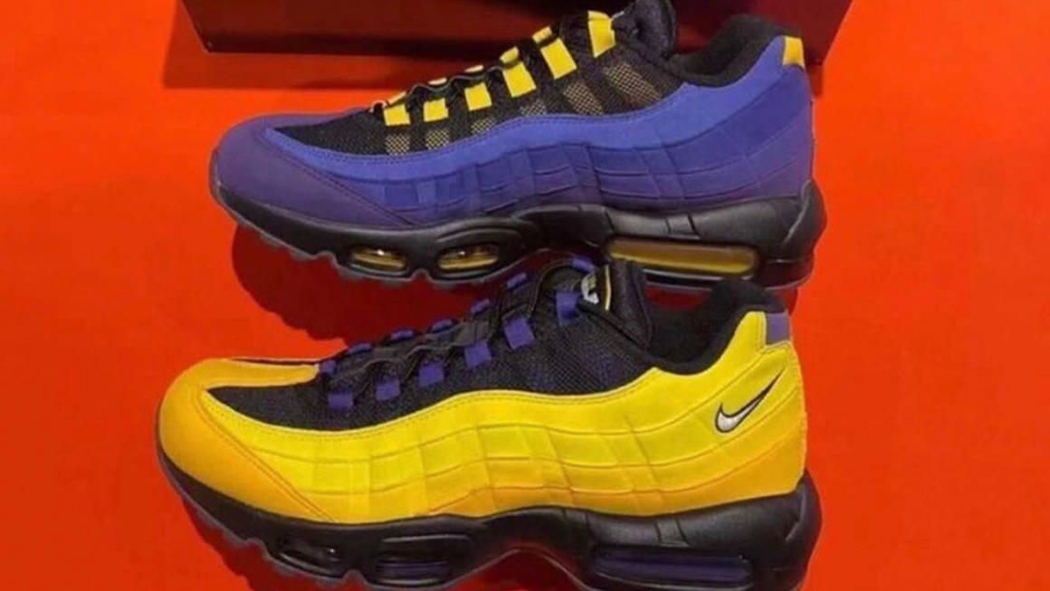 The LeBron x Nike Air Max 95 NRG Is Inspired by the Lakers | The Sole