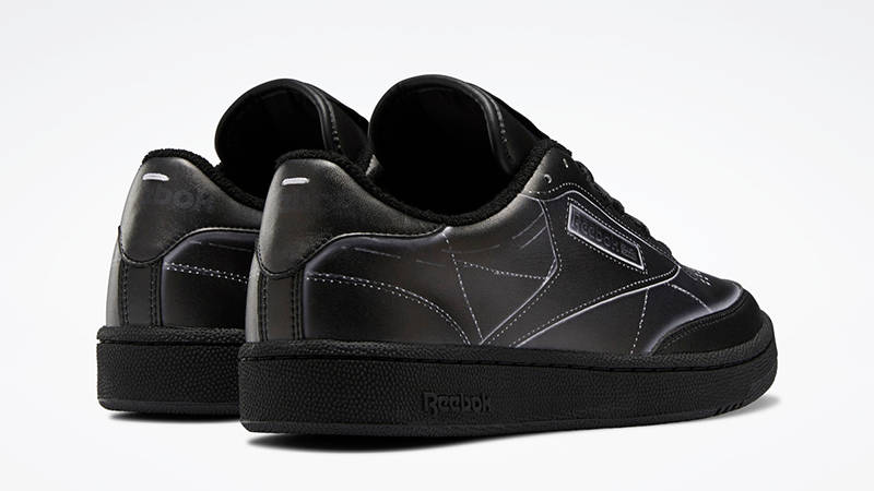 Maison Margiela x Reebok Club Tromp Leoil Black Back