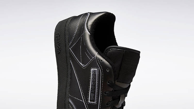 Maison Margiela x Reebok Club Tromp Leoil Black Side Detail
