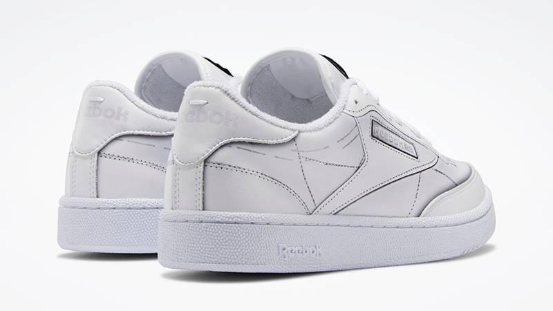 Maison Margiela x Reebok Club Tromp Leoil White Back