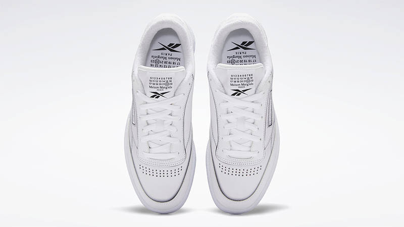 Maison Margiela x Reebok Club Tromp Leoil White Top