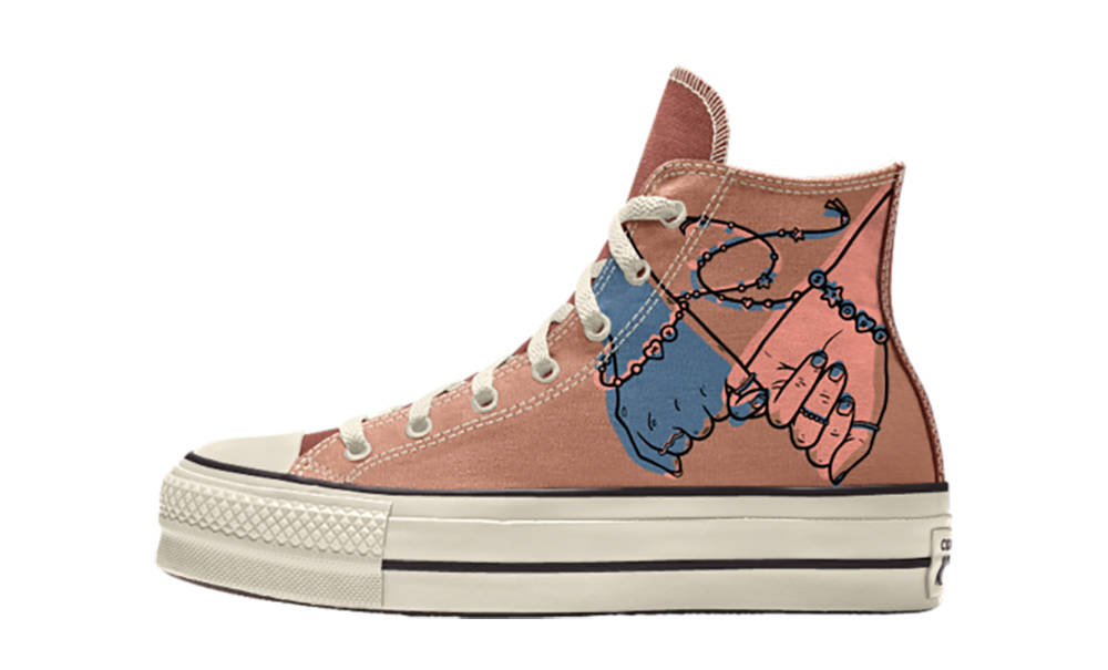 Millie By You x Converse Chuck Taylor All Star High Rose Gold