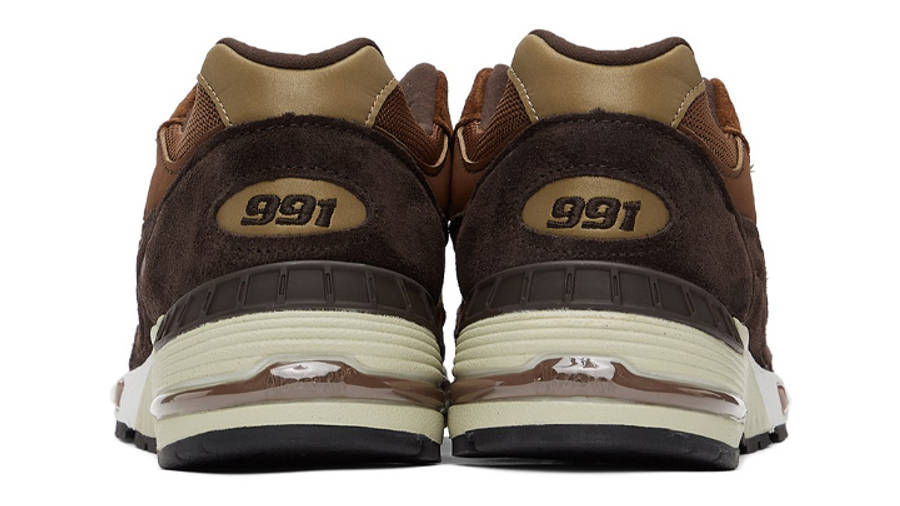 New Balance 991 Year of the Ox Brown Gold Back