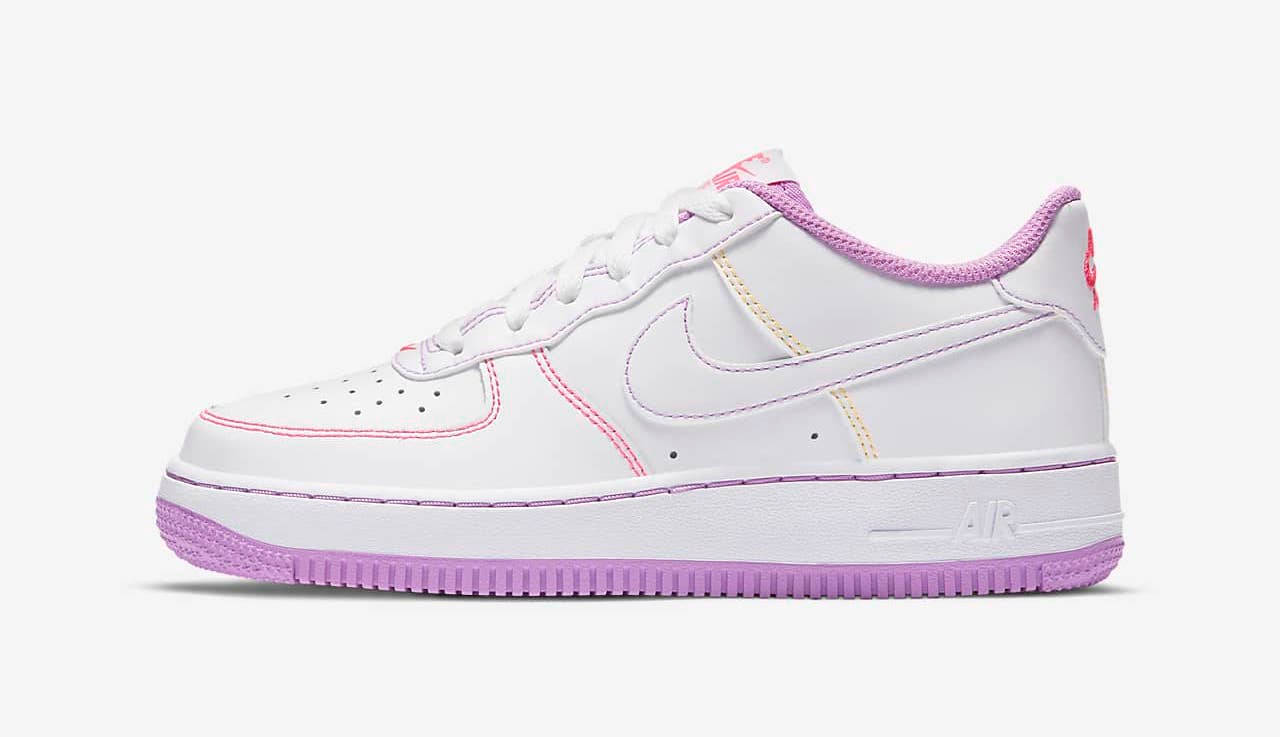 Nike af1 pink white gs