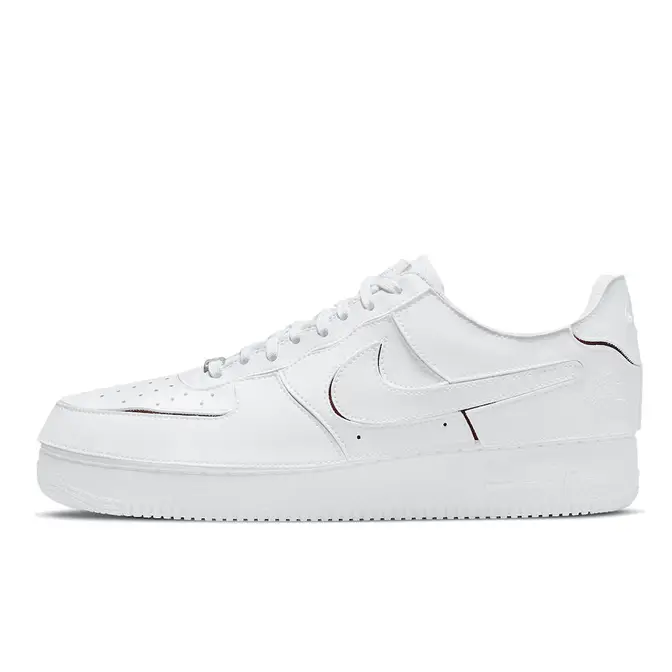 Nike Air Force 1/1 White Red | Where To Buy | DC9895-100 | The Sole ...