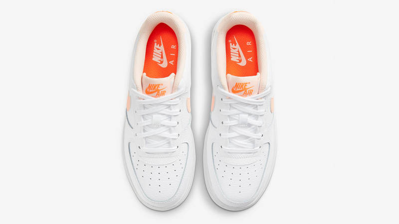 Nike Air Force 1 GS White Hyper Crimson