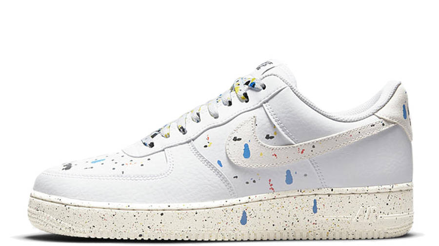 nike air force 1 splatter white