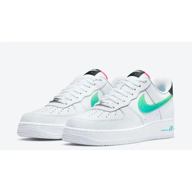 Nike Air Force 1 Low White Green Pink | Where To Buy | DJ5148-100 | The ...