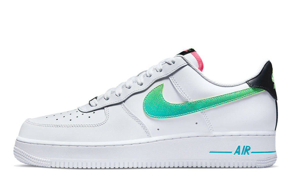 Nike Air Force 1 Low White Green Pink 
