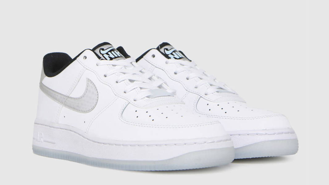 Nike Air Force 1 LV8 GS White Silver