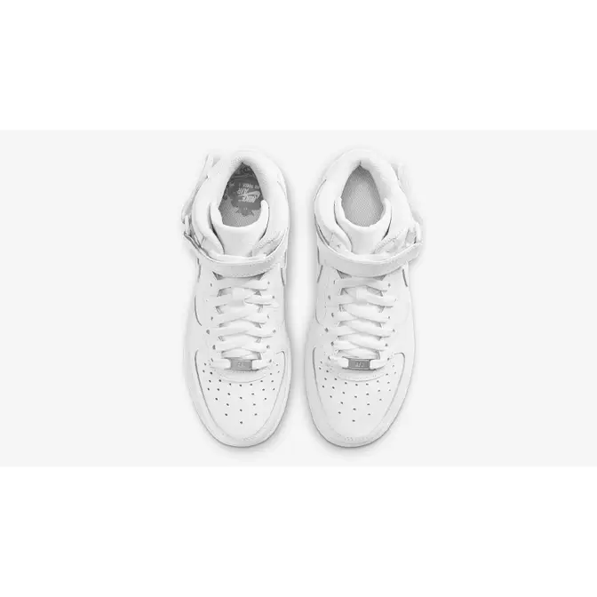 Nike Air Force 1 Mid LE GS White | Where To Buy | DH2933-111 | The Sole ...