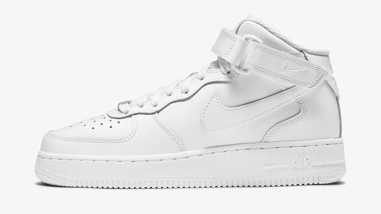 Nike Air Force 1 Mid LE White GS