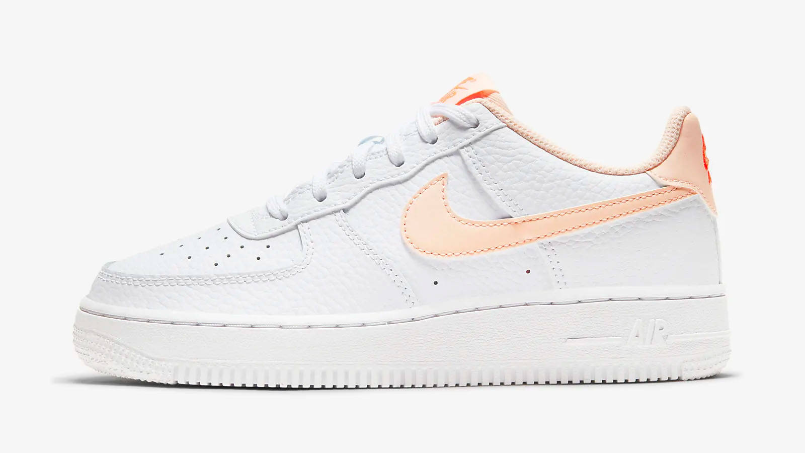 Nike Air force 1 Peach Swoosh GS