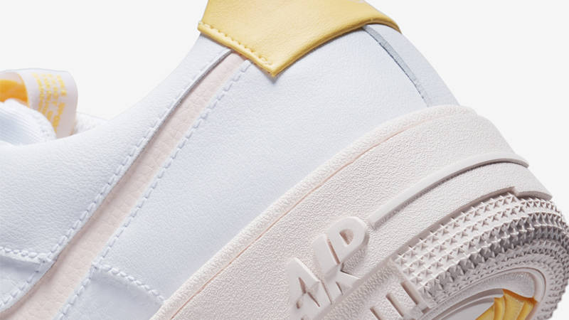 Nike Air Force 1 Pixel Arctic Orange Closeup