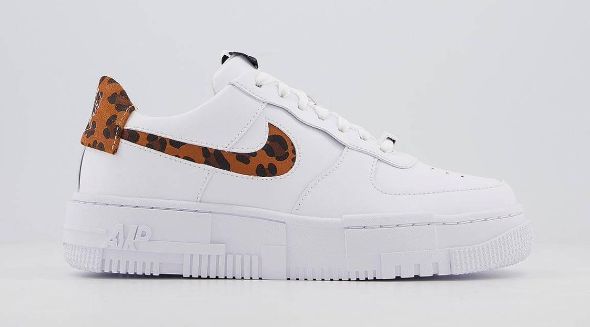 Nike Air Force 1 Pixel White Leopard