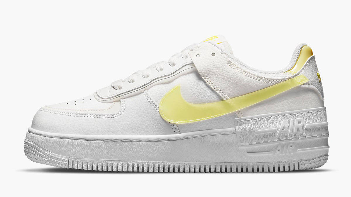 Nike Air Force 1 Shadow White Yellow 1
