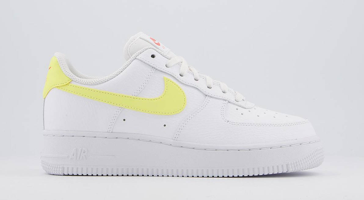 Nike Air Force 1 White Mango Citron