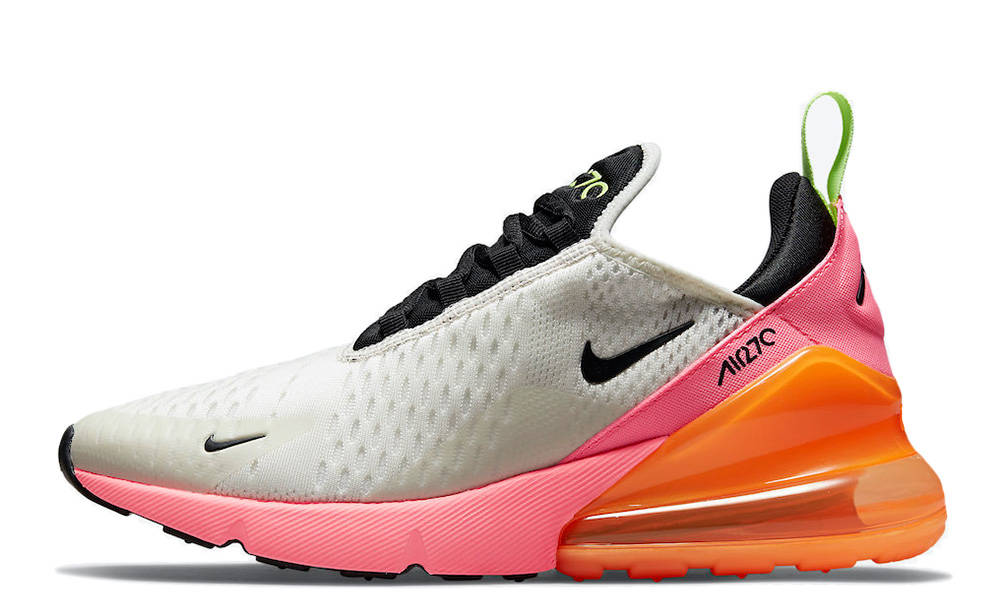 Pink Orange Black Air Max 270 Nike Women W Air Max 270 Summit