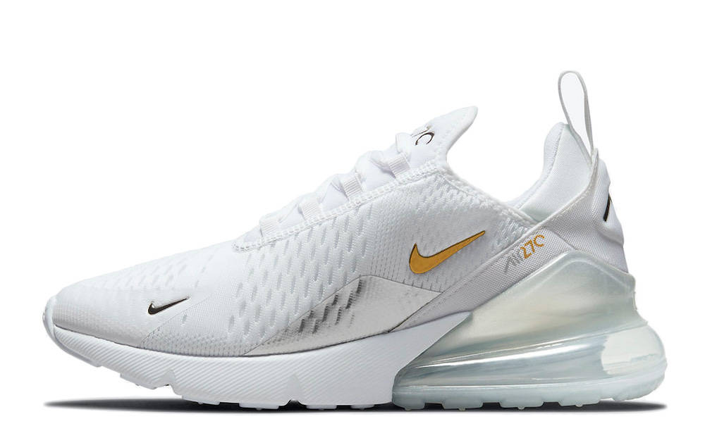 white and silver air max