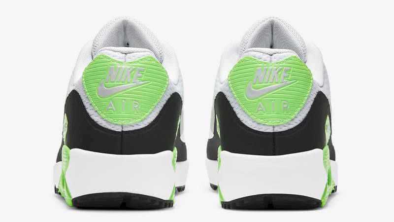 Nike Air Max 90 Golf White Flash Lime Back