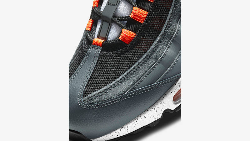 Nike Air Max 95 Grey Orange Teal Front Detail