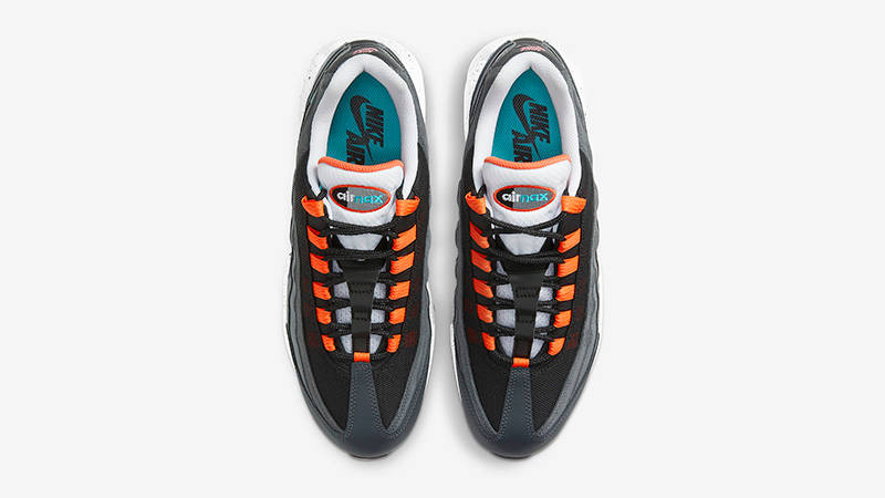 Nike Air Max 95 Grey Orange Teal Top