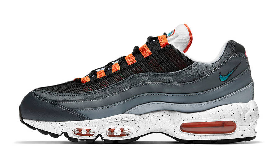 orange and gray air max 95