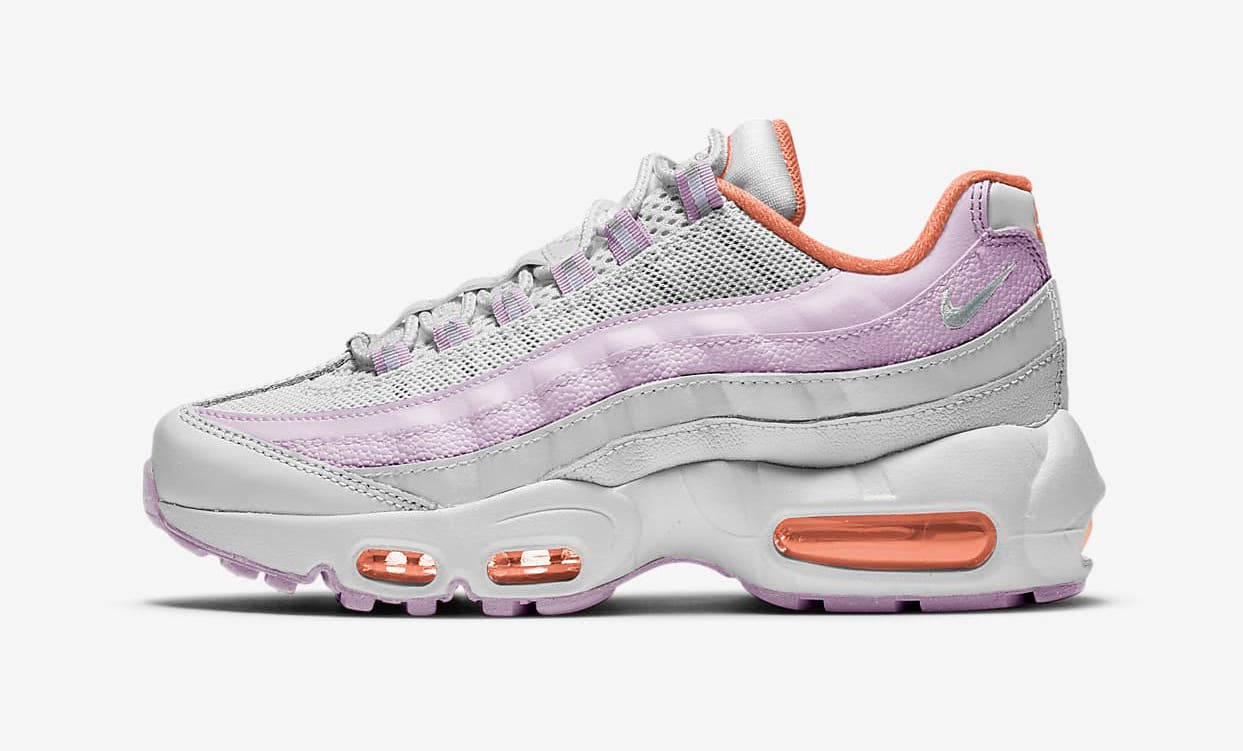 nike air max 95 white pink gs