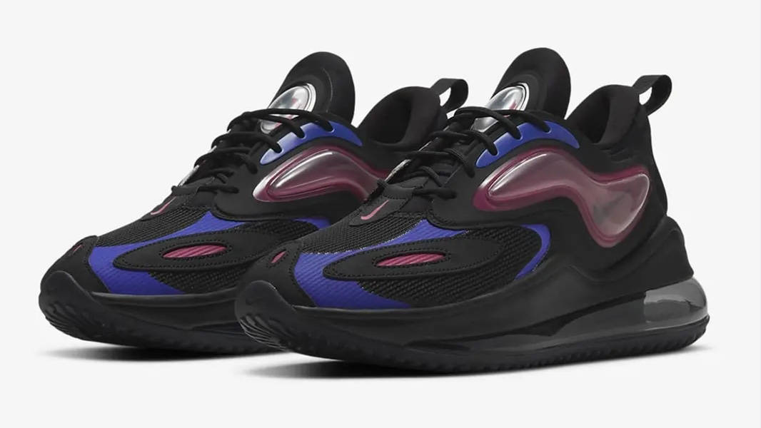 Nike Air Max Zephyr Black Raspberry Red Racing Blue Side