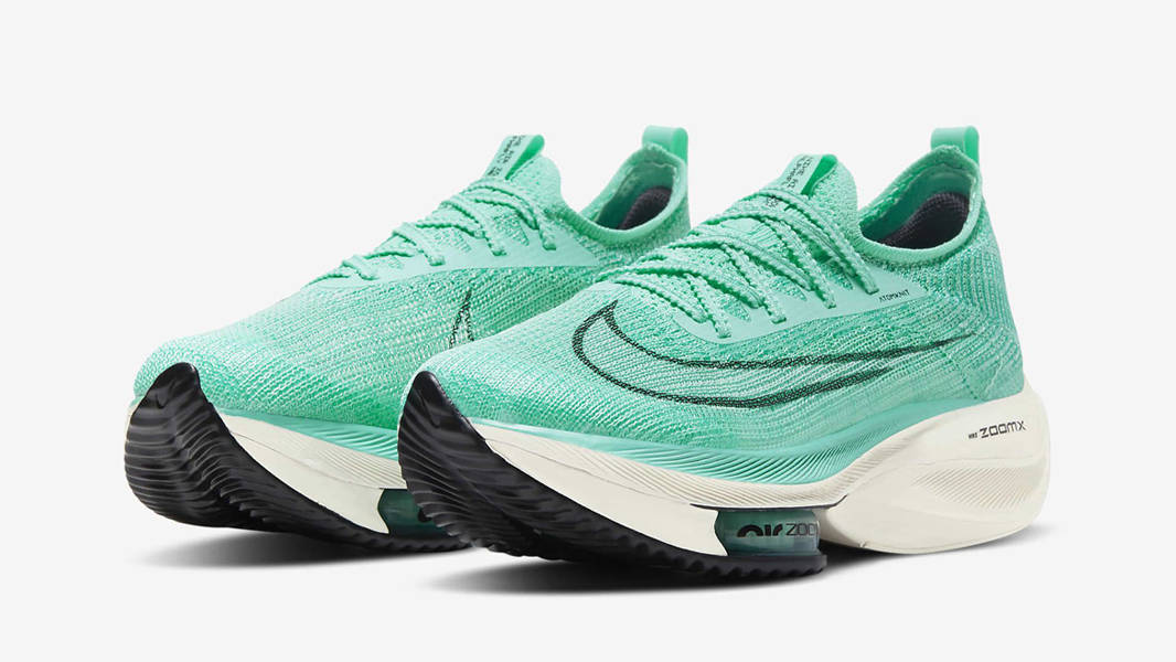 nike alphafly mint green