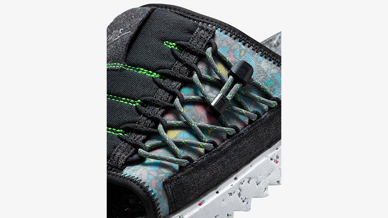 Nike Asuna Crater Black Side Detail